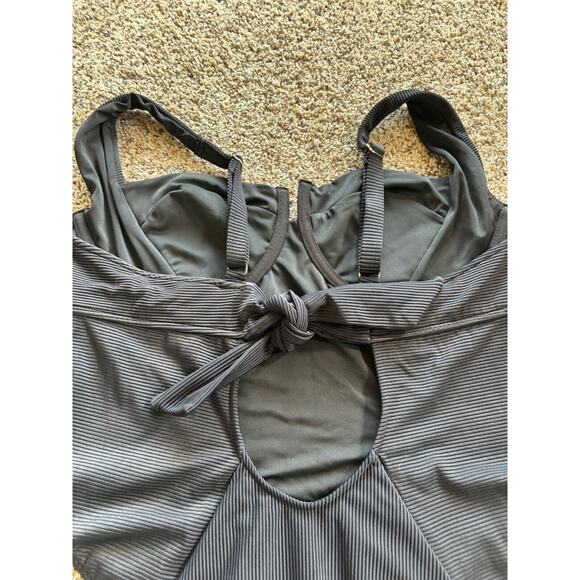 Swimsuits For All sz 1XL SWIMSUIT Camille Kostek Bathing Suit Ribbed F24 - Picture 6 of 9